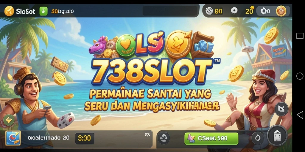 Tampilan menarik dari gameplay slot 738SLOT yang mengasyikkan.