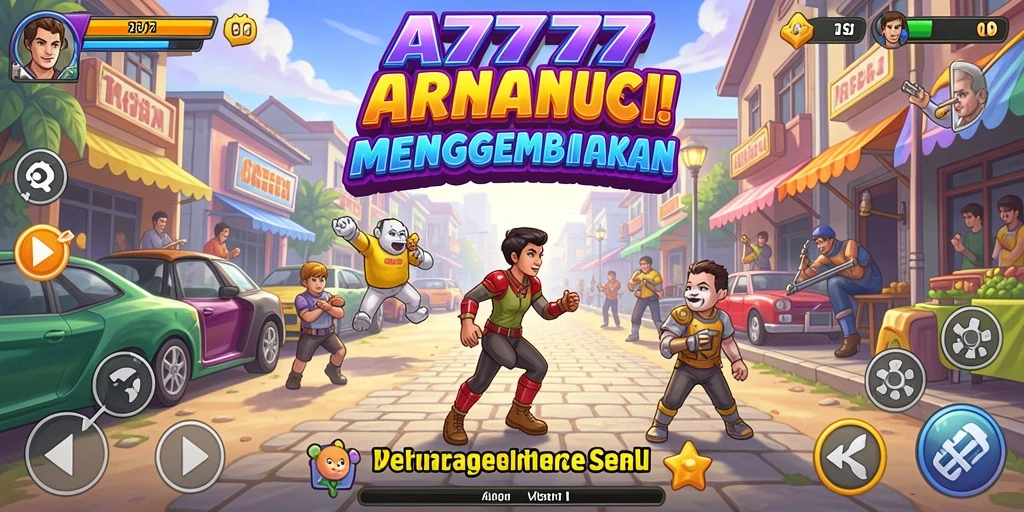 Tampilan gameplay A7777 yang menarik dalam genre Arcade.