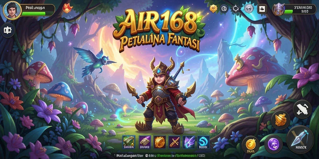 Tangkapan layar menunjukkan aksi seru dalam gameplay AIR168.