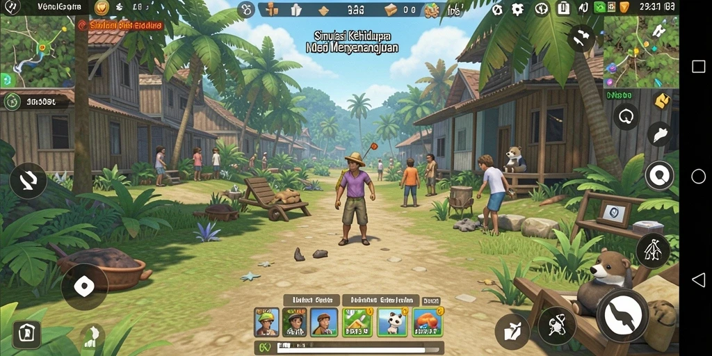 Tampilan gameplay seru D06 dalam dunia simulasi yang memikat.