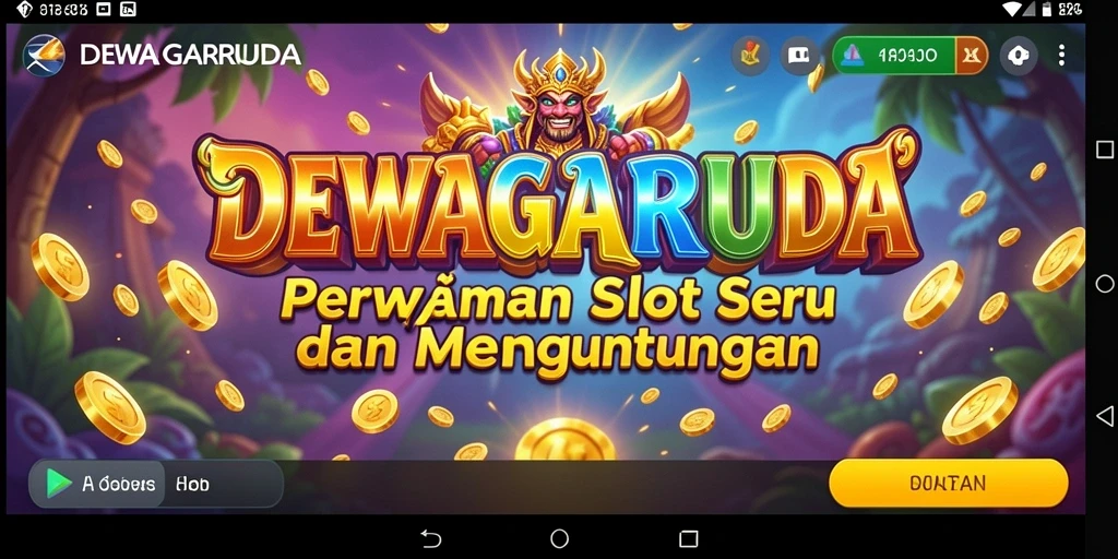 Tampilan menarik dari gameplay DEWAGARUDA yang seru.