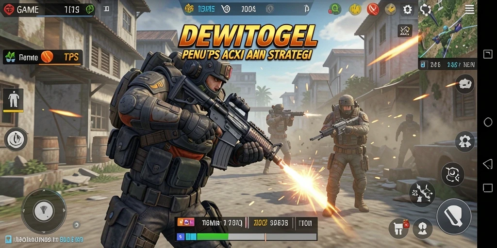 Gameplay menembak seru di DEWITOGEL dengan aksi yang memukau.