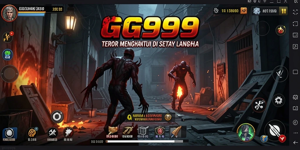 Tangkapan layar menampilkan gameplay menegangkan dari GG999.