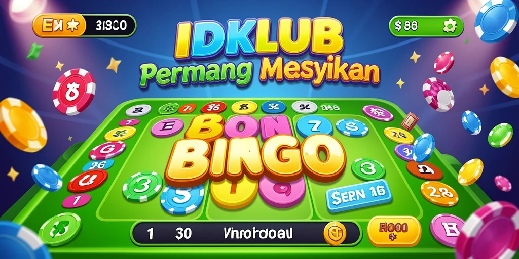 Tampilan gameplay Bingo yang menarik di IDKLUB.