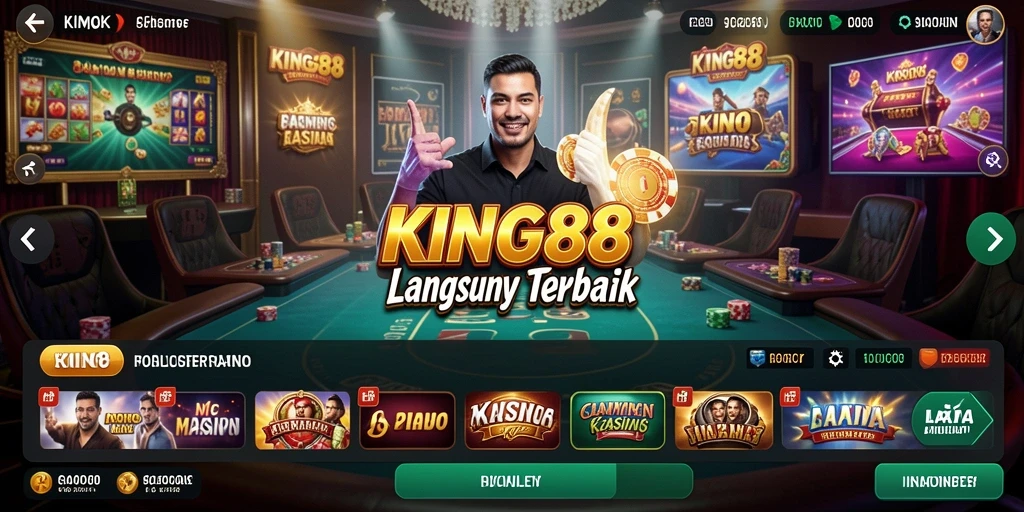 Tampilan permainan Live Casino yang memukau dan interaktif.