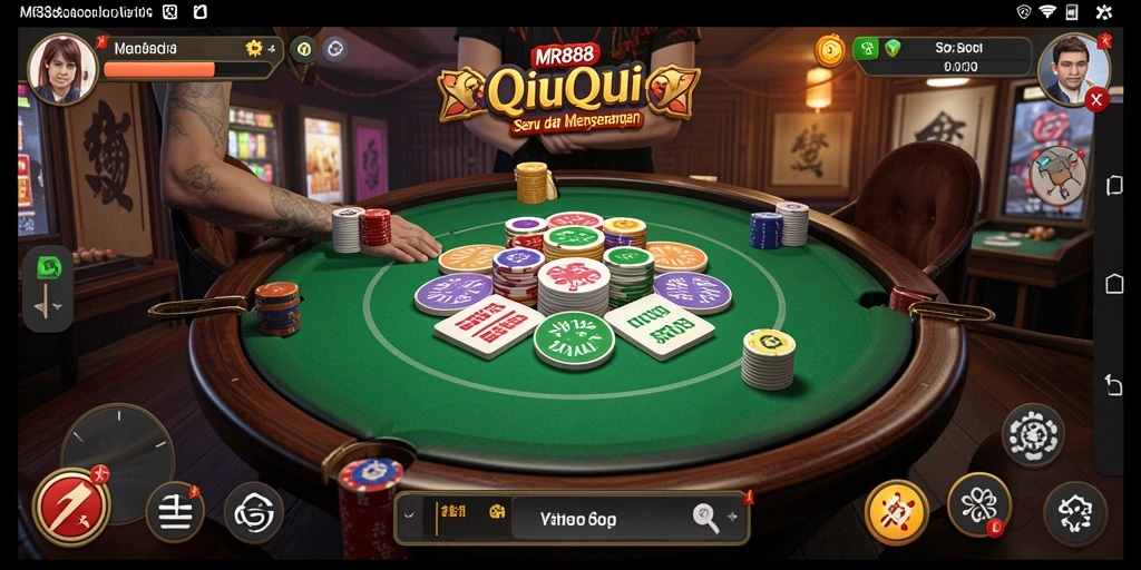 Tampilan gameplay QiuQiu di MR888 yang menarik.