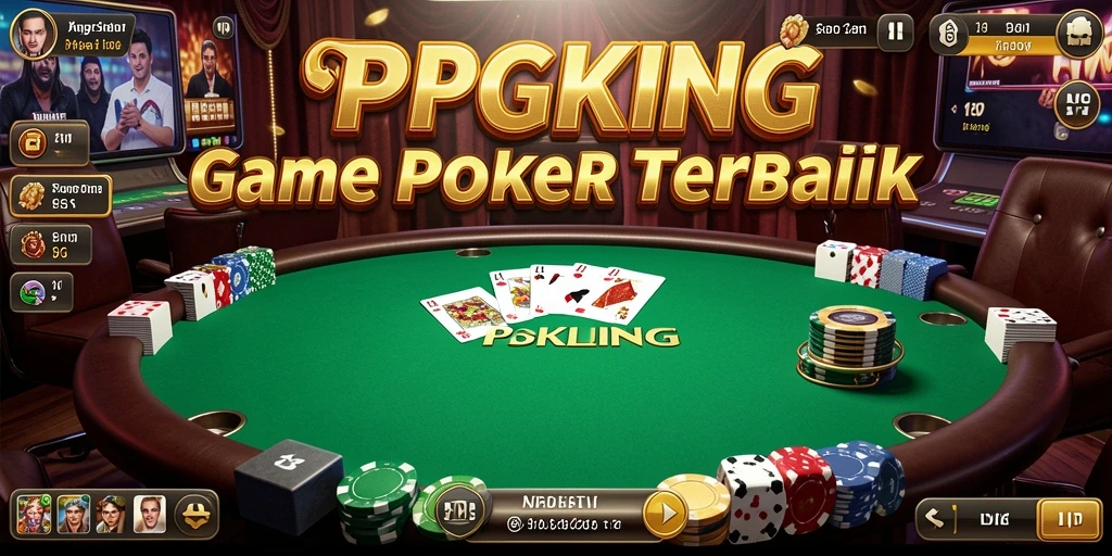 Tampilan utama PGKING dengan gameplay Poker yang menarik dan kompetitif.