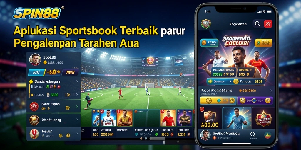 Tampilan gameplay SPIN88 dengan fitur sportsbook yang interaktif.