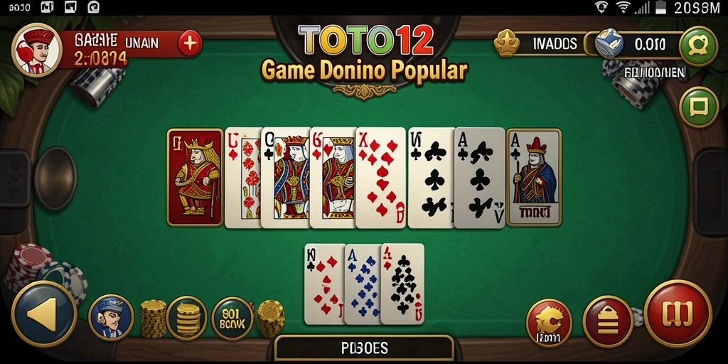 Tampilan gameplay seru di TOTO12, penuh aksi dan strategi.