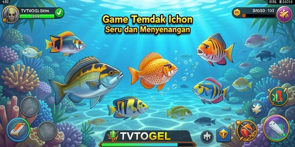 Gameplay seru TVTOGEL menembak ikan yang penuh warna.