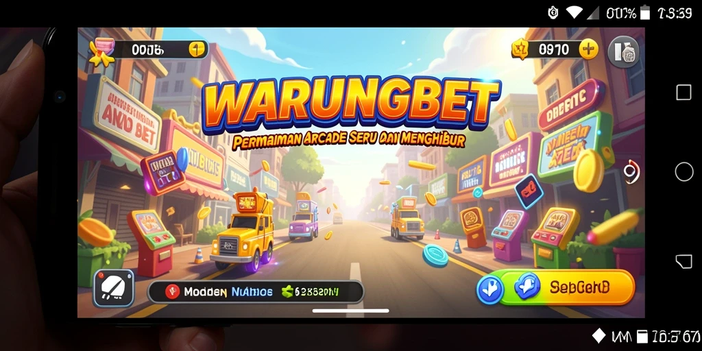 Tampilan gameplay seru dan penuh warna dari WARUNGBET.